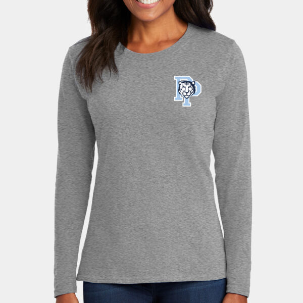 Ladies Long Sleeve Core Cotton Tee Thumbnail