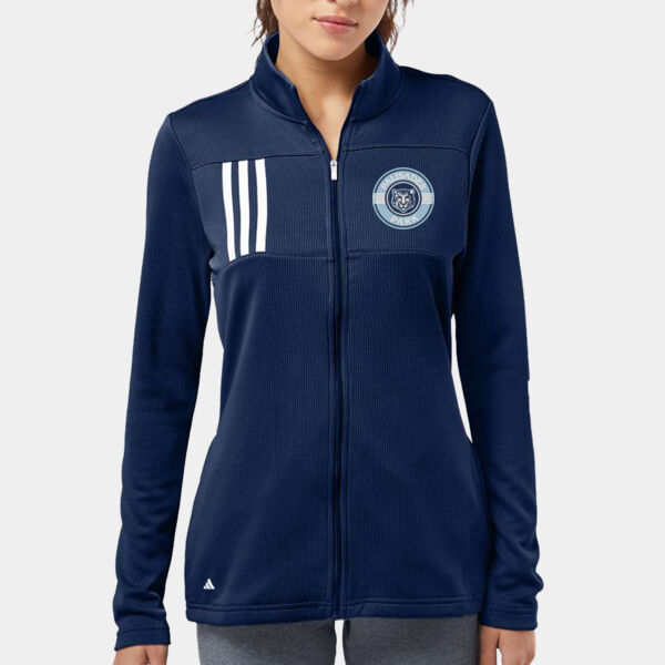 Women's 3-Stripes Double Knit Full-Zip Thumbnail